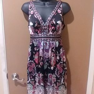 B2 Beautiful Silk Eci New York Dress sz 8